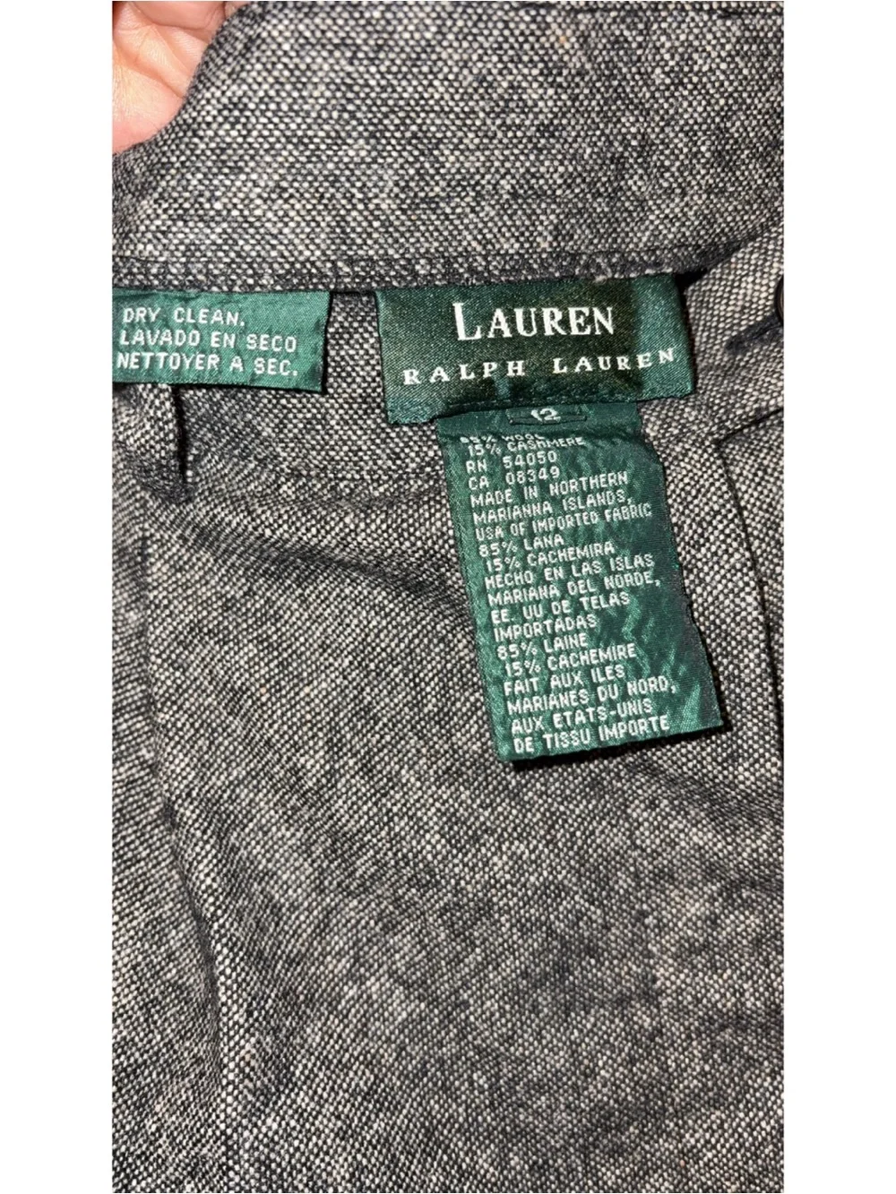 Ralph Lauren tailored pleat
